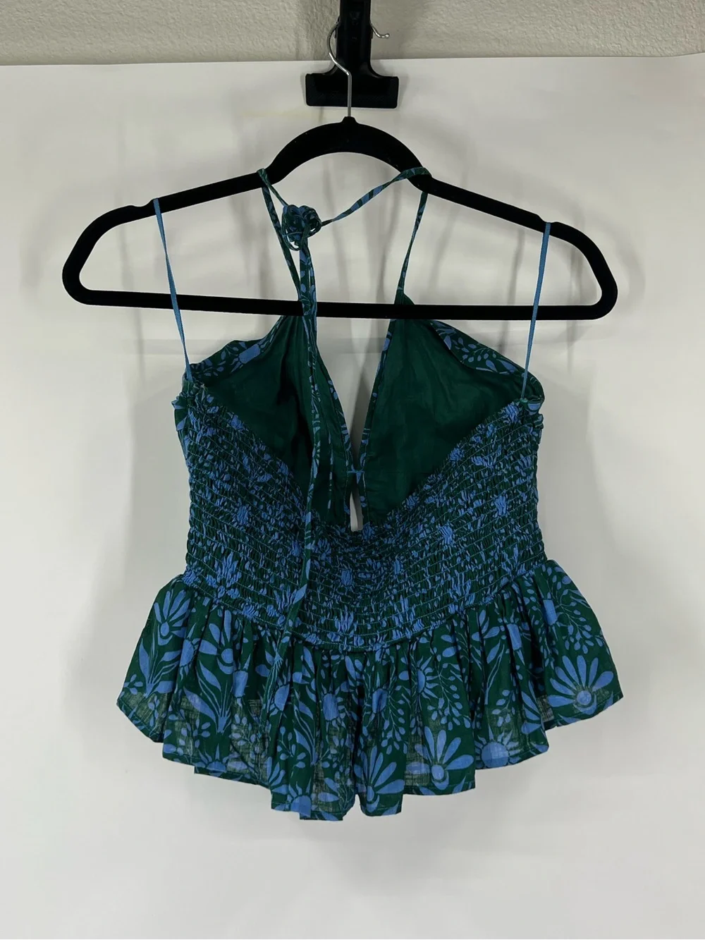 Free People Dandelion Halter Top Floral Print